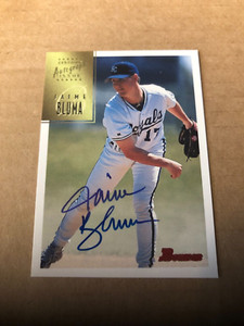 1997 Bowman Certified Blue Ink Autographs #CA7 Jaime Bluma