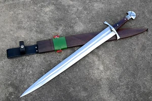 24 inches Long Blade Viking sword-Handmade sword-Hunting, Camping,tactical sword - Picture 1 of 9
