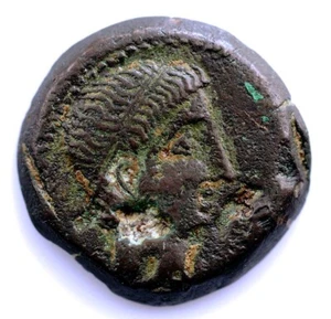 SC. Hispania.  As.  180 a.C. Cástulo.  (Linares, Jaen). Cobre 14.8 g. - Imagen 1 de 2