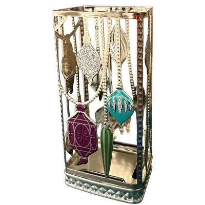 Nuevo BATH & BODY WORKS Jabón Espumoso Manga Soporte Cromo Brillo Adorno Vacaciones Foto 1 de 4