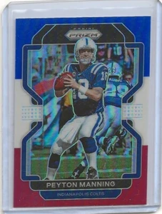 Panini Prizm #30 2021 Peyton Manning rojo blanco y azul Prizm - Imagen 1 de 1