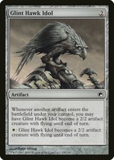 FOIL Glint Hawk Idol | MtG Magic Scars of Mirrodin | English | Near Mint