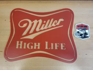 Miller High Life Blechschild Wandbild Plasmaschnitt Wohndeko Geschenkidee Lite - Bild 1 von 1
