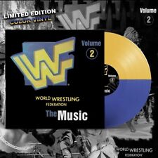 IN HAND! Too Sweet Merch THE MUSIC VOLUME 2 - SPLIT WWF Vinyl LP BLUE & YELLOW