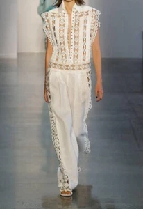 ZIMMERMANN MONCUR STUDDED JUMPSUIT RRP$2500 Size:0 - Picture 1 of 15