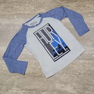 HURLEY YOUTH LONG SLEEVE TEE SIZE 7 COTTON FOR 6-7 YEARS - Picture 1 of 5
