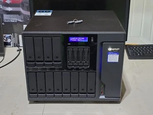 Qnap TVS-h1688X Intel® Xeon® W1250 64 GB RAM desktop QuTS hero NAS - Picture 1 of 9