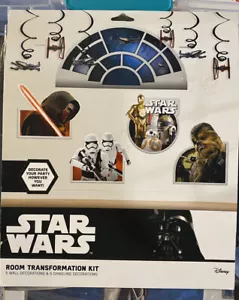 Kit de transformación de habitación de Star Wars Episodio VII decoraciones fiesta de cumpleaños - Imagen 1 de 2