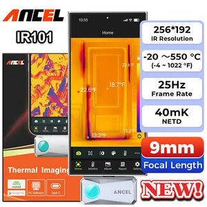 ANCEL Infrared Thermal Imaging Camera IR Imager Type-C for Android Mobile Phone - Picture 1 of 18