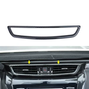 For Nissan Murano 2015-2024 Dashboard center Air Vent Trim Carbon fiber 1pcs - Picture 1 of 5