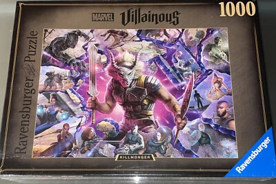 НОВАЯ ЗАПЕЧАТАННАЯ головоломка Ravensburger Marvel Villainous Killmonger 1000 шт. - Изображение 1 из 4