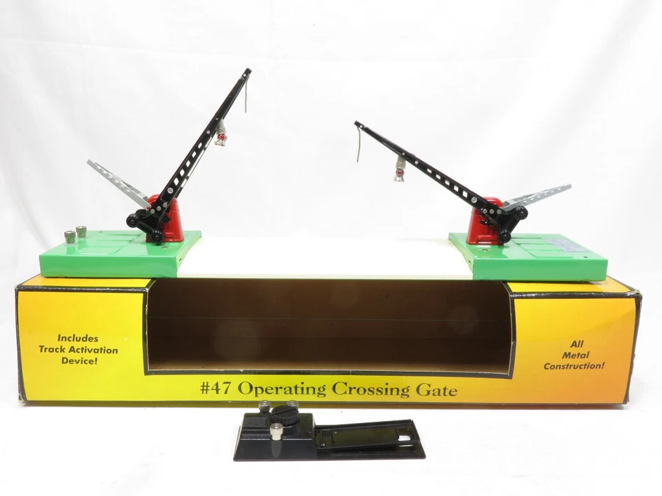 MTH 30-1080 No. 47 porta de passagem operacional base verde e amarela nova na caixa - Imagem 1 de 4