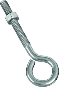 National Hardware 5/16"x 5" Eye Bolt Stainless Steel w/ Nut 130lb Load N422-478 - Picture 1 of 3