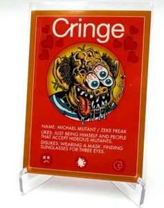 Garbage Pail Kids Valentine's Day Dating Profiles #1 MICHAEL Mutant ZEKE Freak - Picture 1 of 7