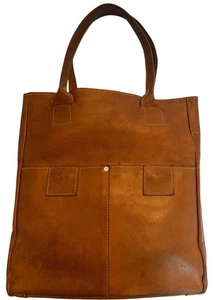 RAVEN + LILY large leather tote market shoulder bag Joanna Gaines favorite purse - Picture 1 of 11