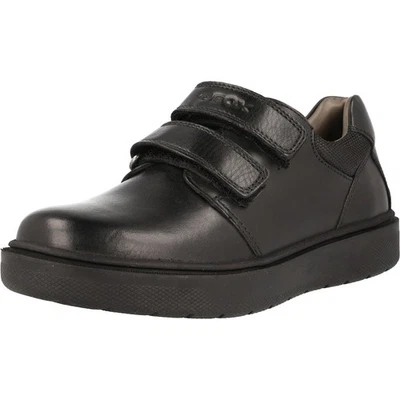 Geox Riddock Junior Zapatos Negros Niños Transpirables Antideslizantes Escuela Formal Foto 1 de 4