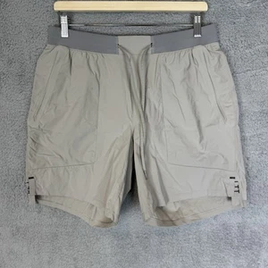 Lululemon Lizenz zum Trainieren Shorts Herren Large hellbraun 7" UL Fitnessstudio Training sportlich - Bild 1 von 7