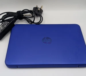 HP Stream 11-r000na Notebook/Laptop.  Blue.  Complete with charger - Picture 1 of 10