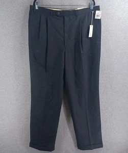 NUEVO Lauren Ralph Lauren Lana Total Comfort 10% Cachemira Para Hombre Talla 38x34 Negro - Imagen 1 de 16
