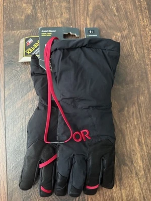 NEW Outdoor Research Women's Arete 11 Gore-Tex Gloves Black SZ SMALL - Image 1 of 2