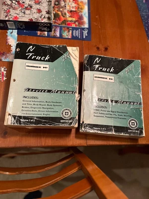 2007 Hummer H2 Factory Service Repair Shop Manual 2-Vol Set GMT/07-N SHIPS FREE - Image 1 of 2