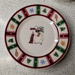 Set Of 4 PFALTZGRAFF SNOW BEAR PATTERN SALED PLATE 8"  - Picture 1 of 4