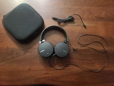 Sony MDR-XB950BT Wireless Bluetooth Headphones Extra Bass - Black & Red - Image 1 of 4