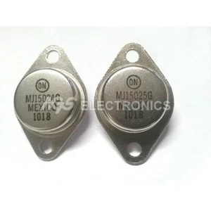 MJ 15024G-MJ 15025G KIT PAIR TRANSISTOR - 1xMJ15024G 1xMJ15025G - Picture 1 of 1