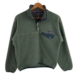 Vintage Patagonia Synchilla Fleece Snap-T Pullover Mens S Alpha Green USA Jacket - Picture 1 of 14