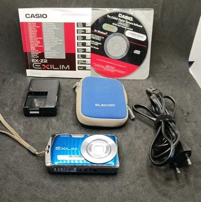 Casio Exilim EX Z2 Digitalkamera blau Digicam 12.1 MP *Funktioniert* Lesen!!* - Bild 1 von 4