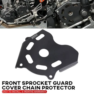 For 690 Duke /R 2014-2017 CNC Front Sprocket Guard Cover Chain Protector Black - Picture 1 of 20