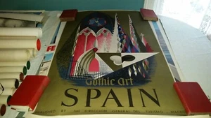 Gothic Art Spain  Original Poster  Direccion General Turismo-Madrid  Ortega - Picture 1 of 5
