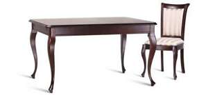 Table Dining Tables Wood Xxl 90x140cm Extendable 230cm Solid Classic Elegant New