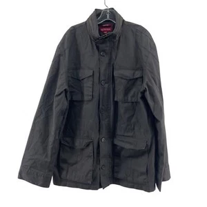 Merona Men's Gray Cotton Military Utility Jacket Size XL Preowned - Picture 1 of 6