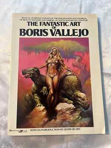The Fantastic Art Of Boris Vallejo Vintage Paperback - Picture 1 of 7