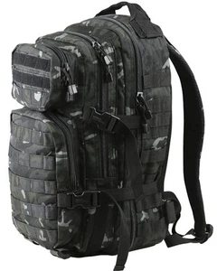 Army Militray Kampfrucksack Molle Reise Back Day Pack schwarz Rucksack 28L Neu - Bild 1 von 6