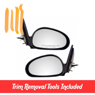 Nuevo juego de espejos retrovisores eléctricos izquierdo y derecho para Ford Mustang 1999-2004 FO1320171 FO1321171 Foto 1 de 4