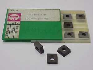 10x Widia SCMM 120 408 - 222 16 624 44 Grooving Lathe Carbide Insert Cutter - Picture 1 of 6