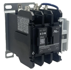 Eaton C25DND3251T Contactor 25A 3P 24V Bobina Placa de Metal Industrial - Imagen 1 de 8