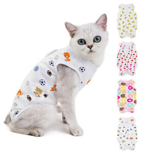 Licking Shirt Kittens Clothing Cat Vest Pet Supplies Recovery Suits Cat Clothes