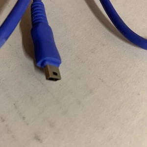 3ft Blue Vtec USB Cable Mini USB - Zdjęcie 1 z 5