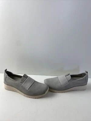 BareTraps GARNER Gris Imitación Cuero Puntera Redonda Sin Cordones Cuña Planos Talla 8.5 M Foto 1 de 4