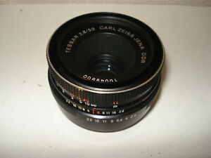 Carl Zeiss Jena 50mm F2.8 prime German standard lens. M42 fit. Film / Digital