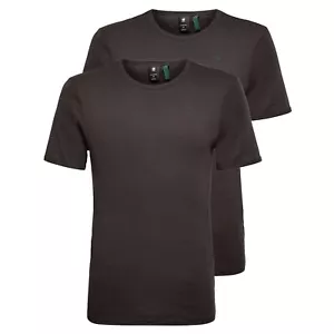 G-Star Camiseta - Doble Paquete Cuello Redondo Ajustado -negro, Blanco, Gris, - Imagen 1 de 21
