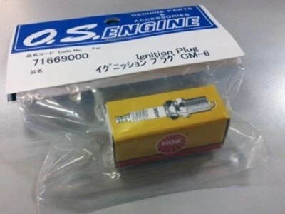 OS Gas Engines Spark Plug CM6 GT-55 GT22 GT-22 GT15 GT 15 OSMG7902  71669000 - Image 1 of 2