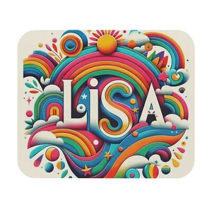Mouse Pad (Rectangle) LISA Personalized Mouse Pad Rainbows and Brights Design 9 - Bild 1 von 5
