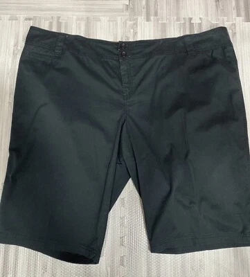 women's plus size chino shorts mid rise avenue size 32 3X 4X Foto 1 de 4