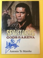 Spartacus Blood and Sand ANTONIO TE MAIOHA autograph card
