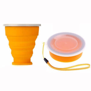 Outdoor Cup Tasse Pliante Rétractable En Silicone Tasse à Eau Pliable Extérieure