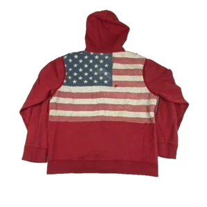 Denim & Supply Flag Hoodie Mens Large Ralph Lauren American Flag Sweatshirt Big - Picture 1 of 9